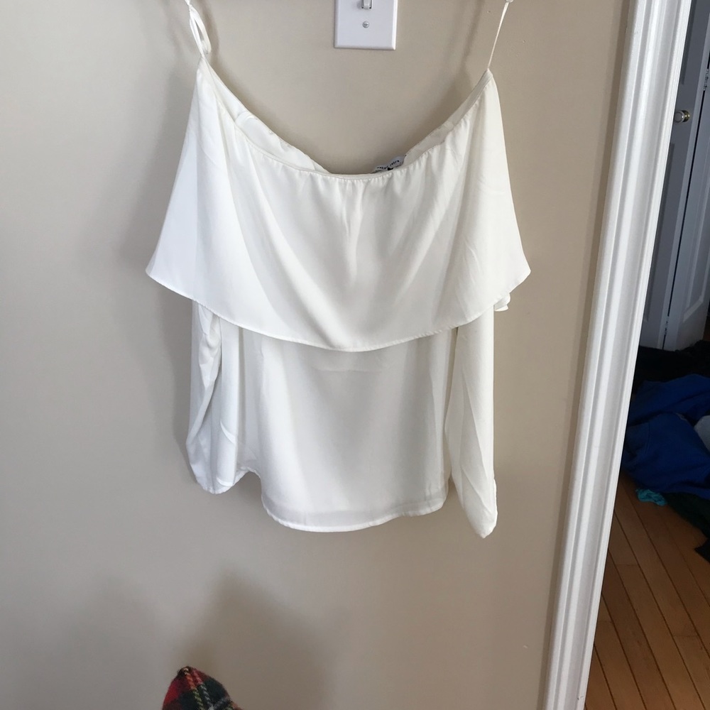*SALE* Off the shoulder naked zebra top